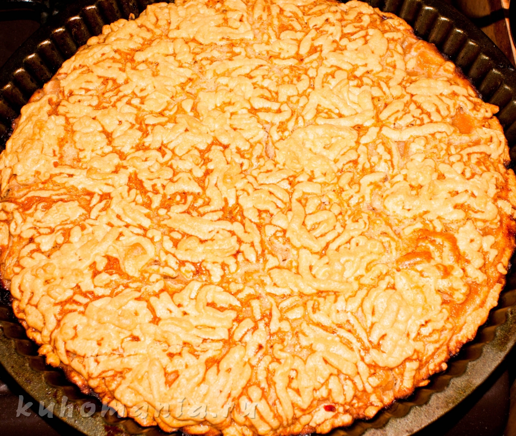 Кучерявый (тертый) пирог - фотография блюда