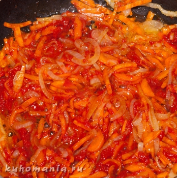 томатная паста обжаренная с луком и морковью